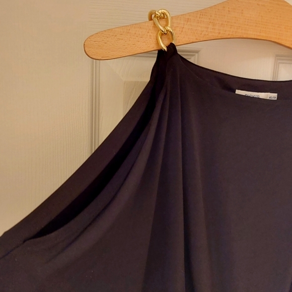 NWOT Ricki's Cold Shoulder Ruffle Front Dress - Picture 2 of 8